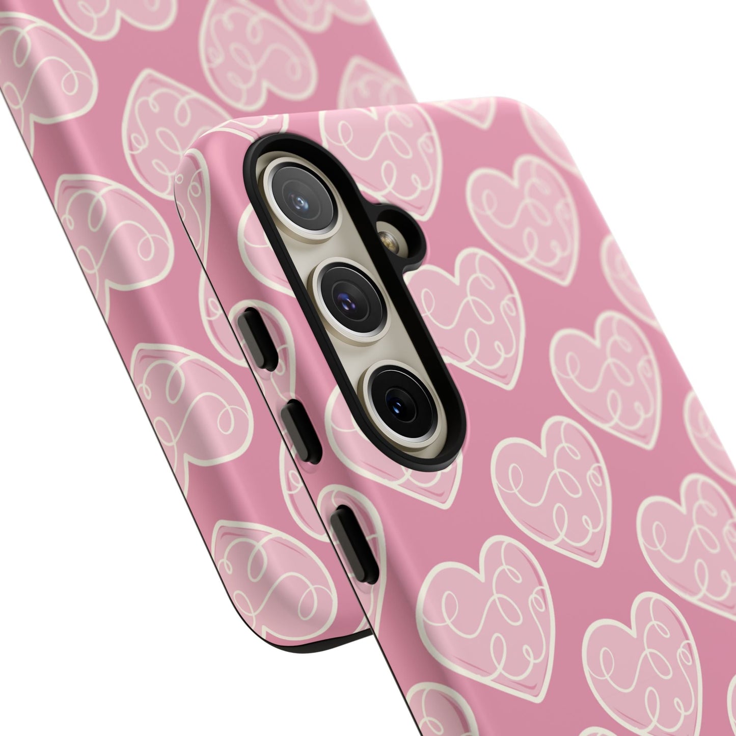 Soft Pink Hearts – Samsung Galaxy Case - BOGO Cases