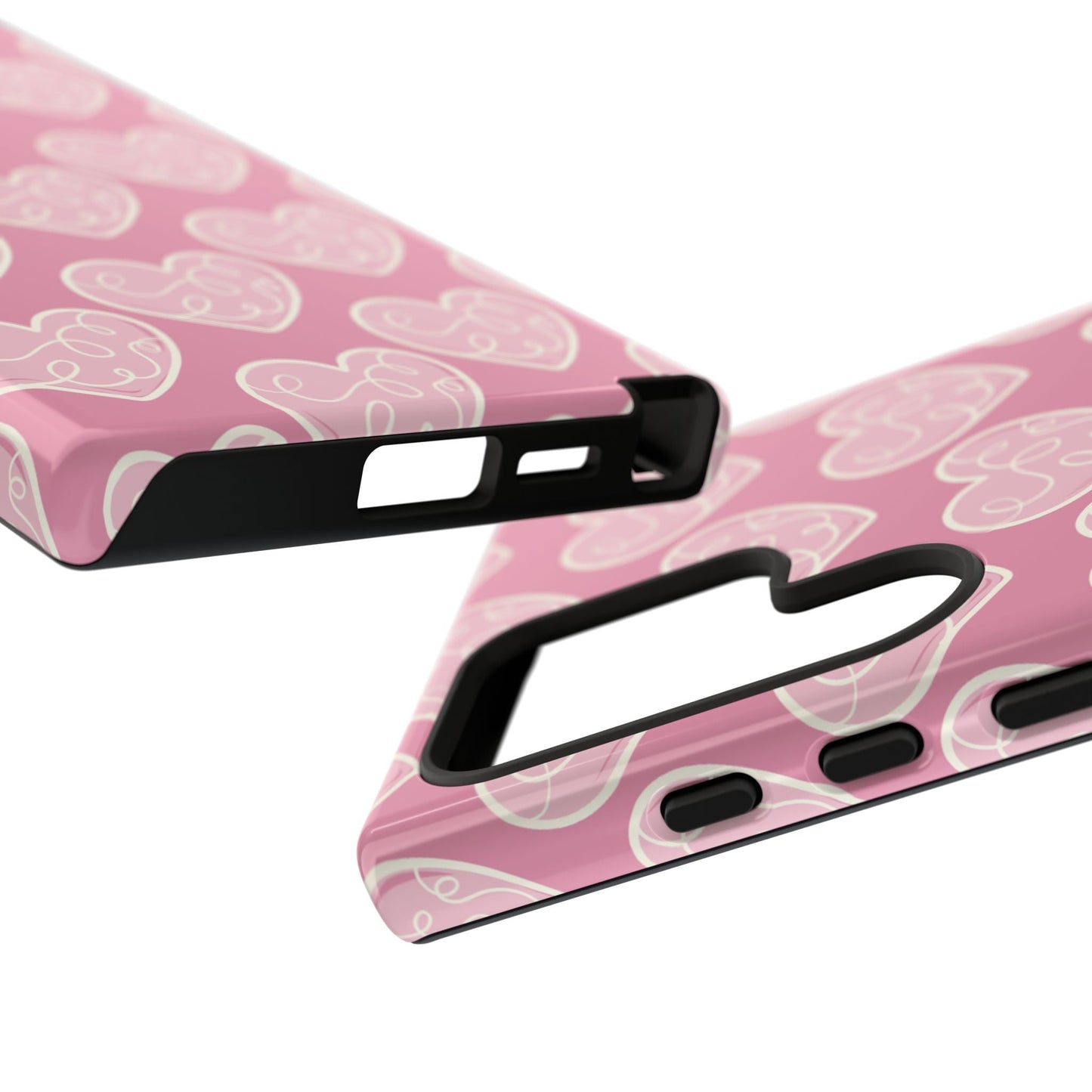 Soft Pink Hearts – Samsung Galaxy Case - BOGO Cases