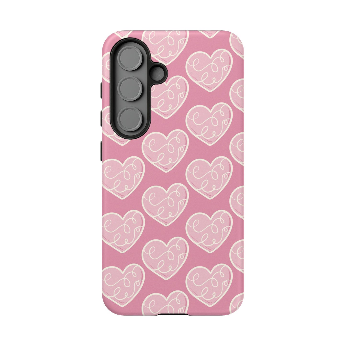 Soft Pink Hearts – Samsung Galaxy Case - BOGO Cases