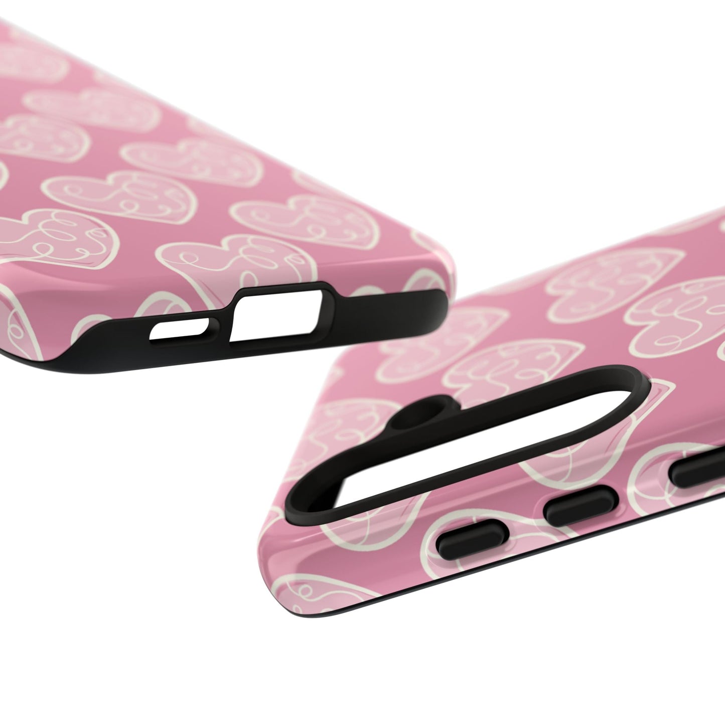 Soft Pink Hearts – Samsung Galaxy Case - BOGO Cases