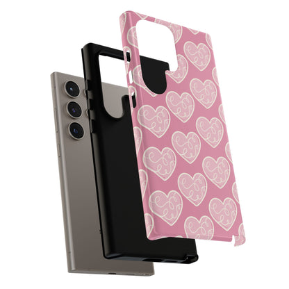 Soft Pink Hearts – Samsung Galaxy Case - BOGO Cases