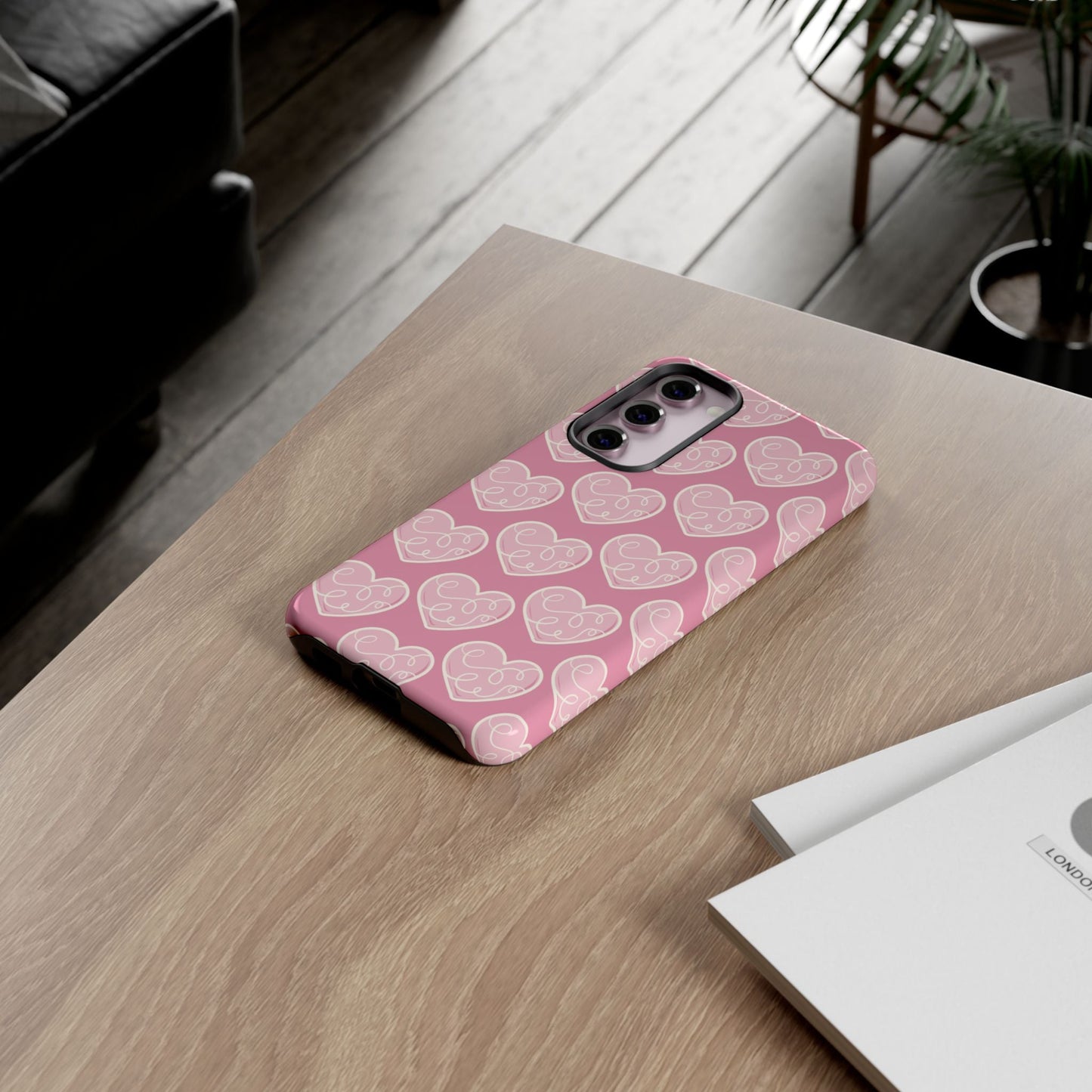 Soft Pink Hearts – Samsung Galaxy Case - BOGO Cases