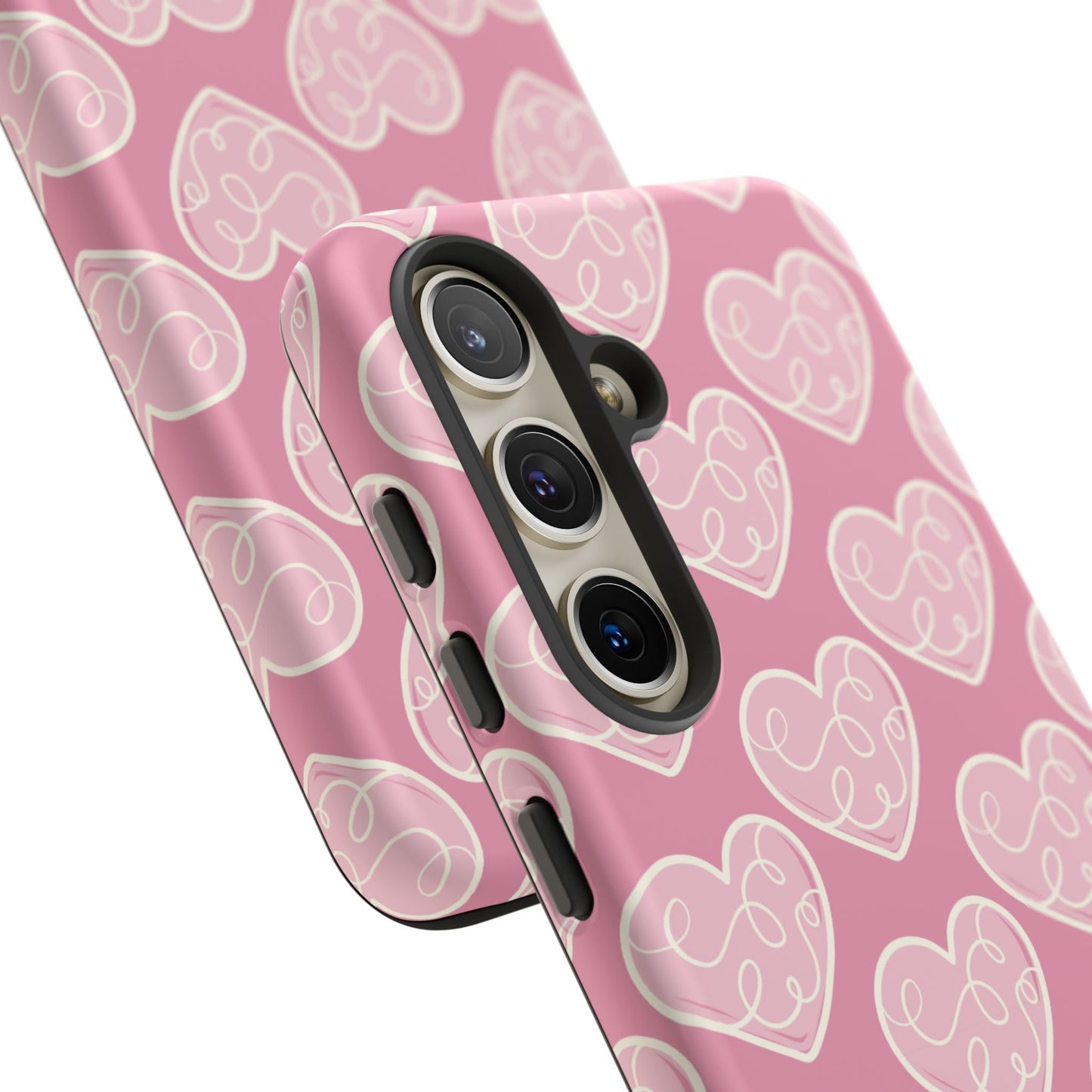 Soft Pink Hearts – Samsung Galaxy Case - BOGO Cases