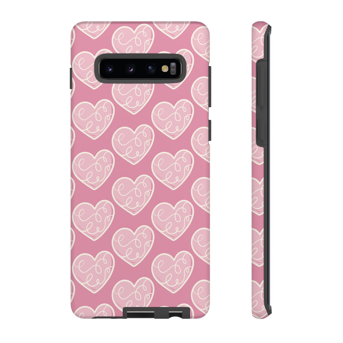 Soft Pink Hearts – Samsung Galaxy Case - BOGO Cases