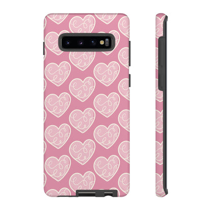 Soft Pink Hearts – Samsung Galaxy Case - BOGO Cases