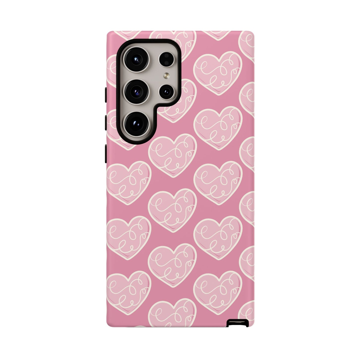 Soft Pink Hearts – Samsung Galaxy Case - BOGO Cases