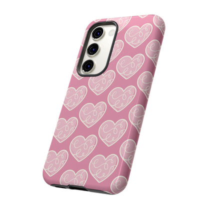 Soft Pink Hearts – Samsung Galaxy Case - BOGO Cases