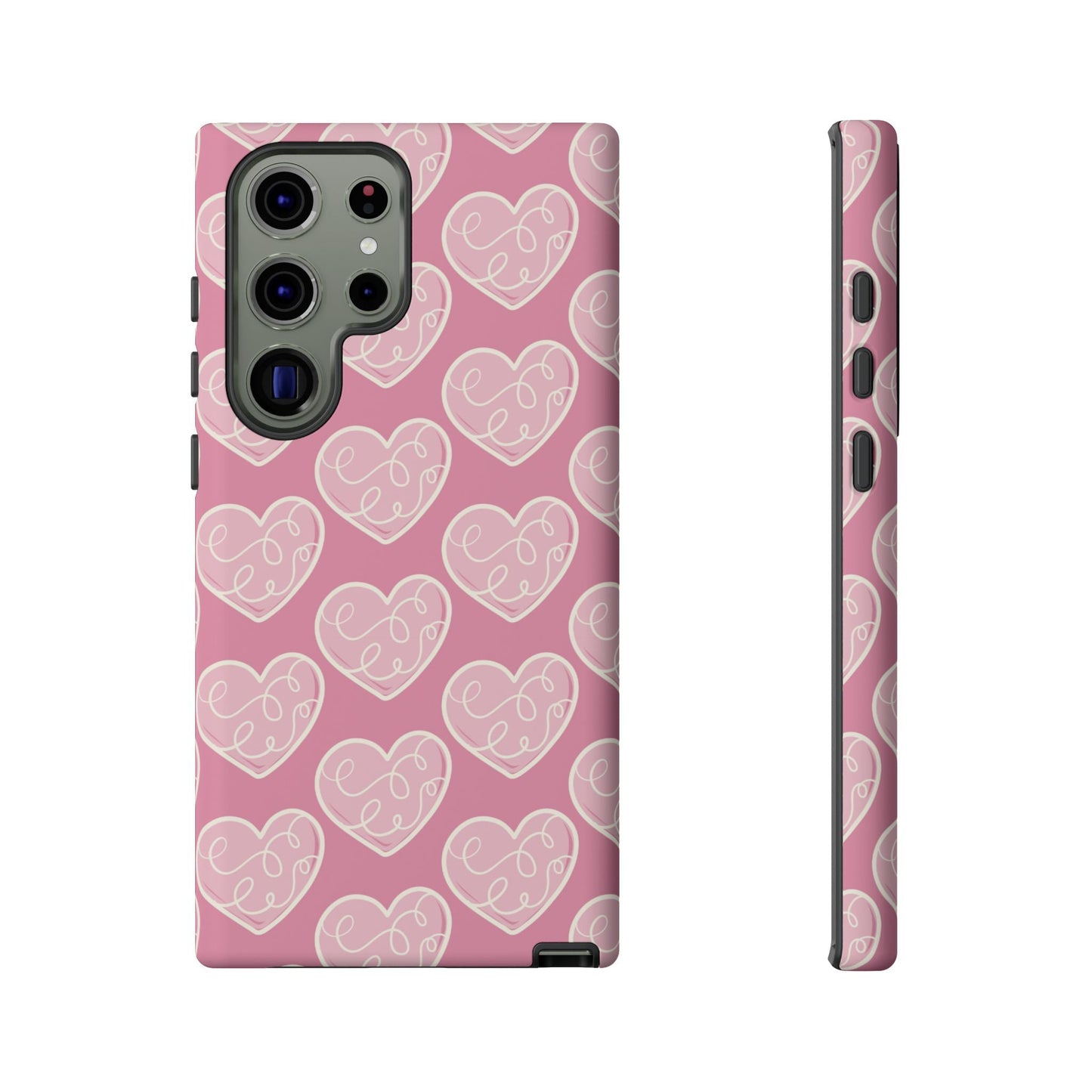 Soft Pink Hearts – Samsung Galaxy Case - BOGO Cases