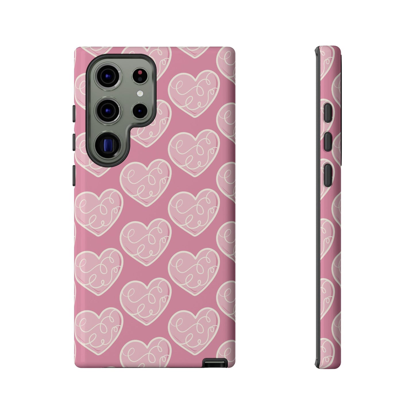 Soft Pink Hearts – Samsung Galaxy Case - BOGO Cases