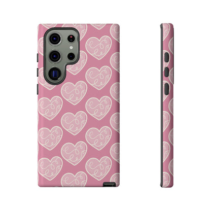Soft Pink Hearts – Samsung Galaxy Case - BOGO Cases