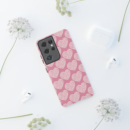 Soft Pink Hearts – Samsung Galaxy Case - BOGO Cases