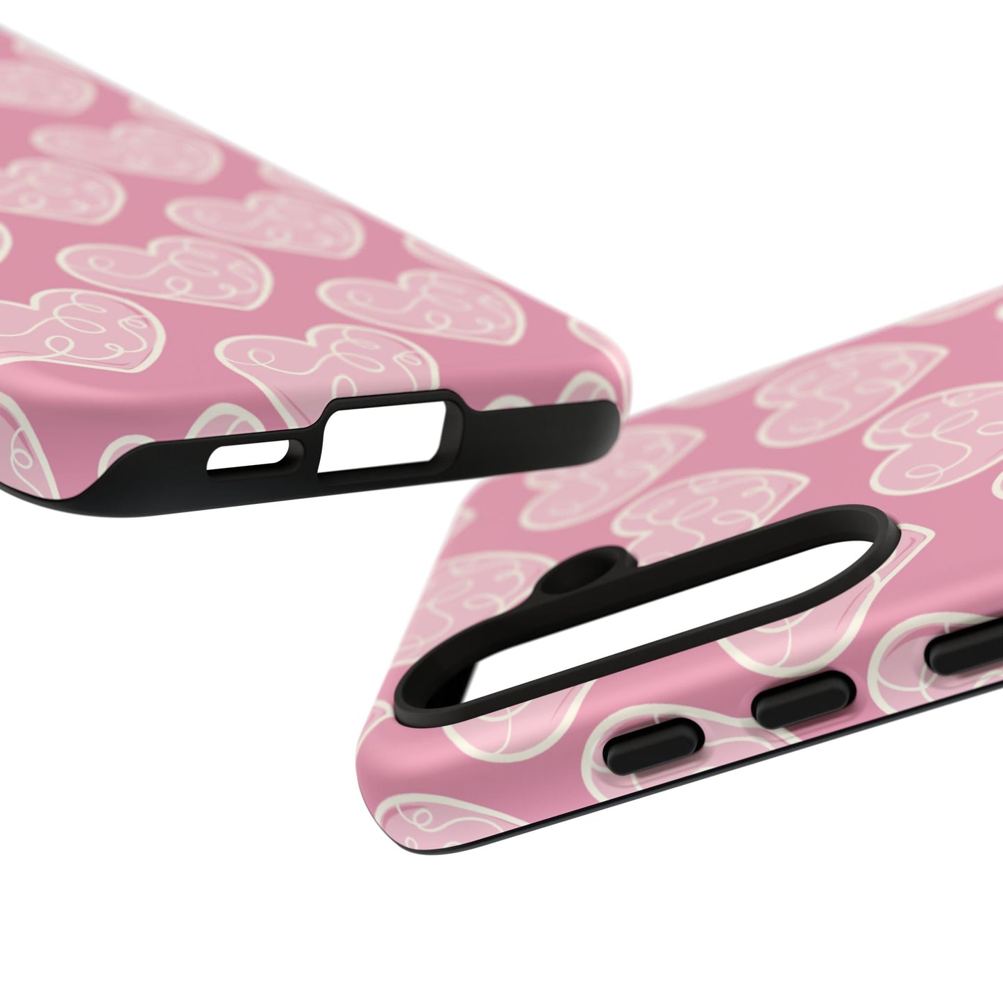 Soft Pink Hearts – Samsung Galaxy Case - BOGO Cases