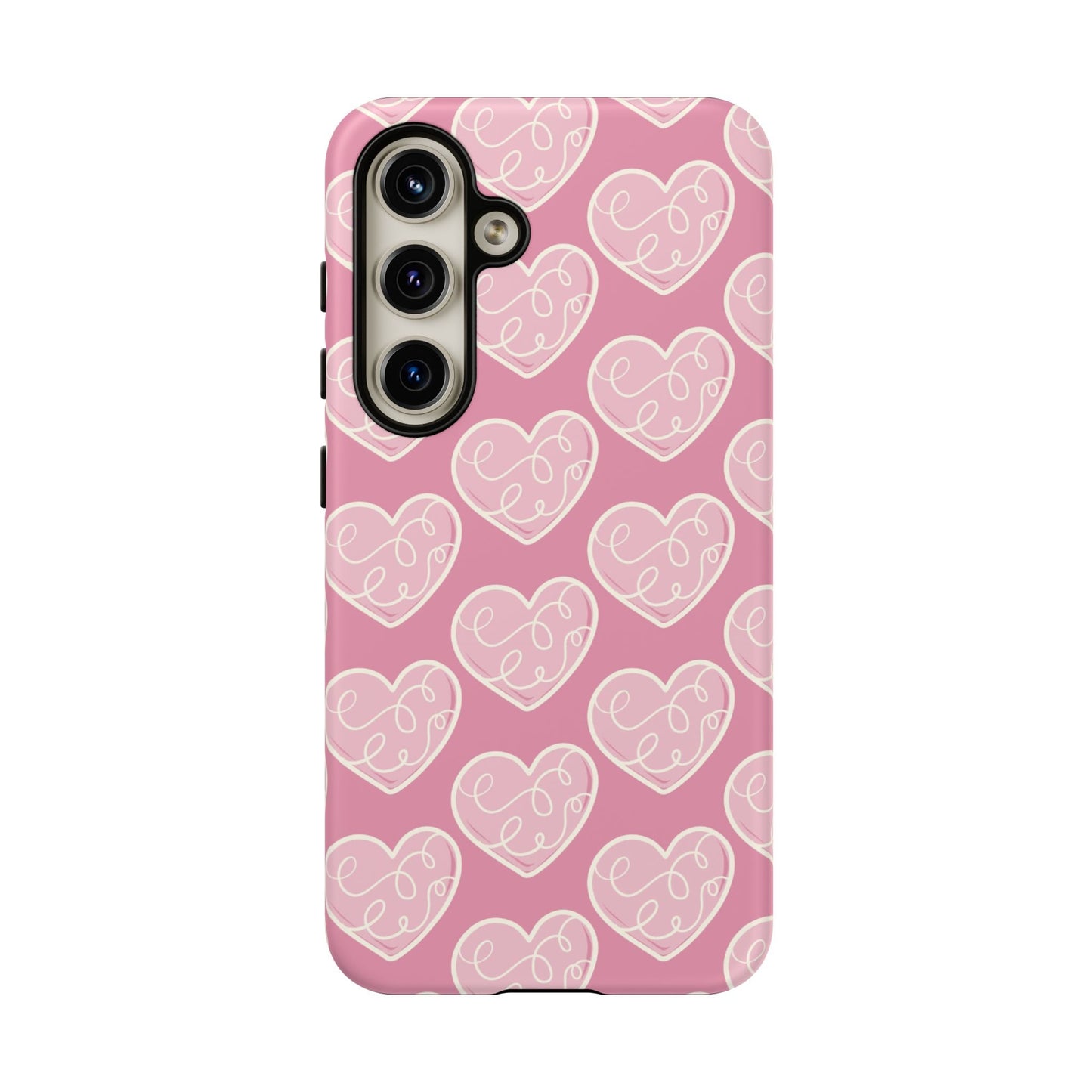 Soft Pink Hearts – Samsung Galaxy Case - BOGO Cases