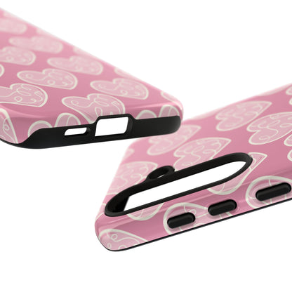 Soft Pink Hearts – Samsung Galaxy Case - BOGO Cases