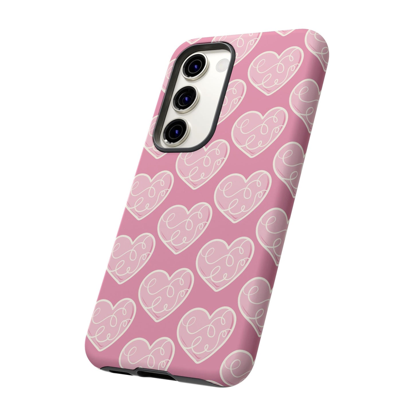 Soft Pink Hearts – Samsung Galaxy Case - BOGO Cases