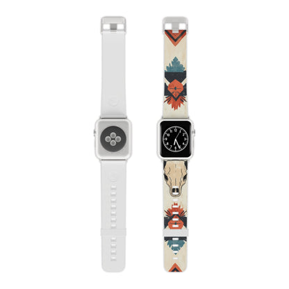 Southwestern Boho Skull Apple Watch Band | Rustic Chic Design - BOGO Cases