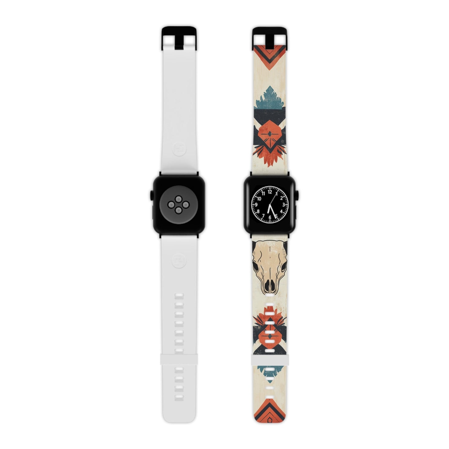 Southwestern Boho Skull Apple Watch Band | Rustic Chic Design - BOGO Cases