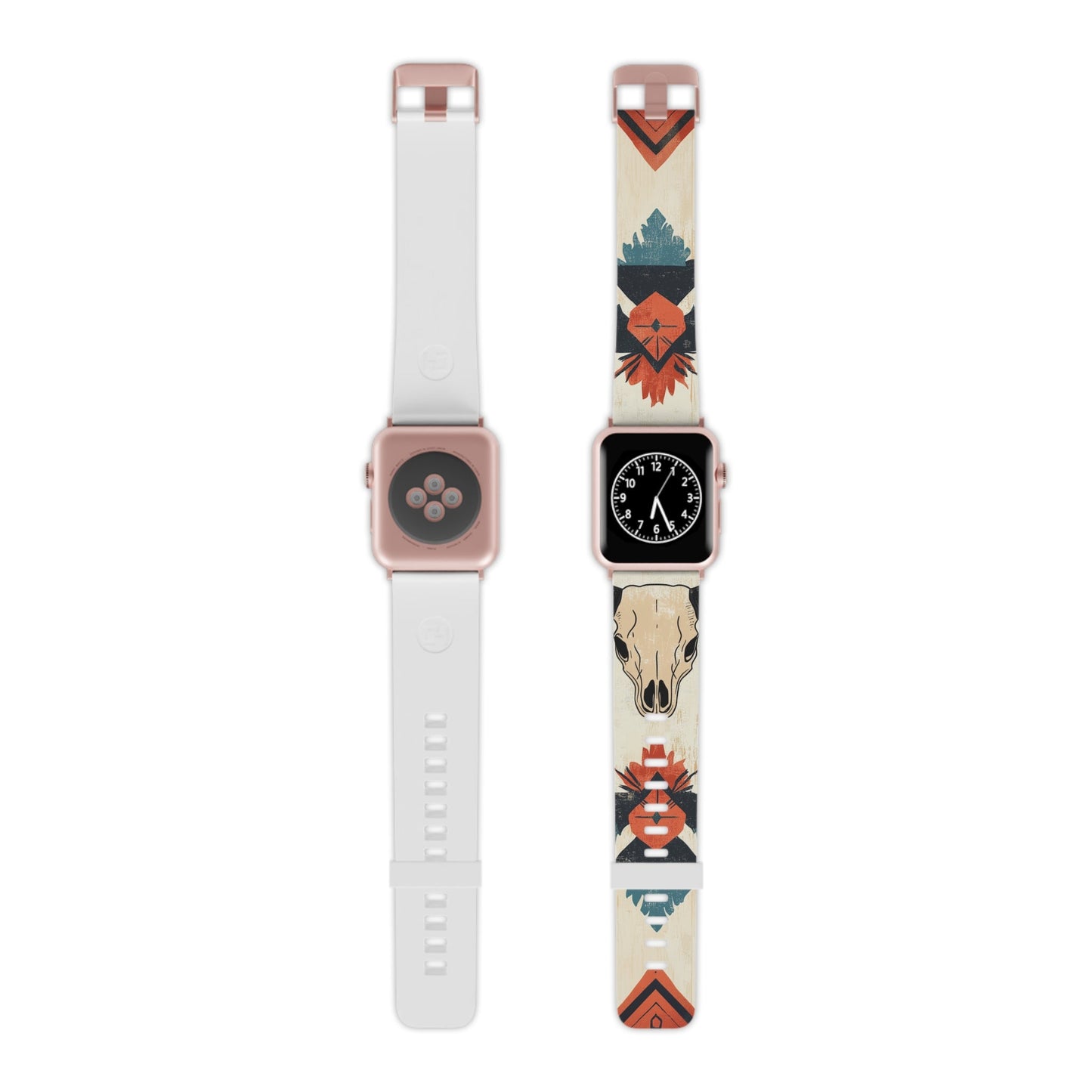 Southwestern Boho Skull Apple Watch Band | Rustic Chic Design - BOGO Cases