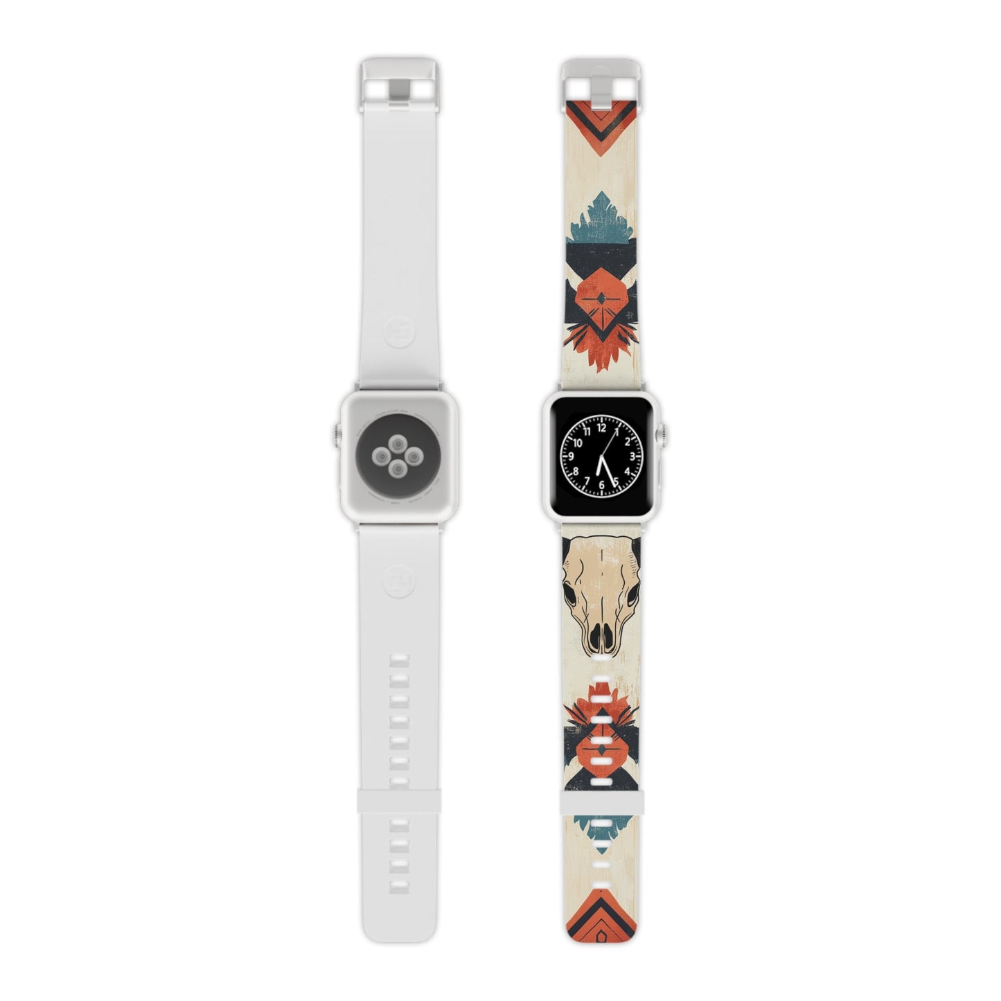 Southwestern Boho Skull Apple Watch Band | Rustic Chic Design - BOGO Cases