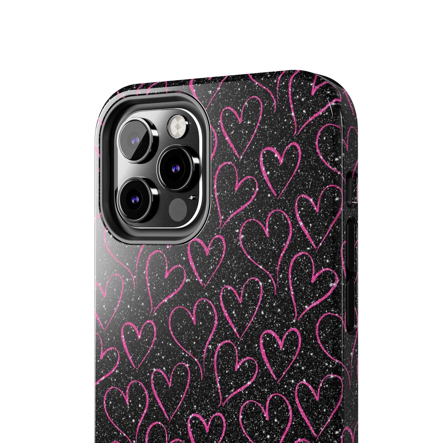 Sparkling Pink Hearts iPhone Case - BOGO Cases
