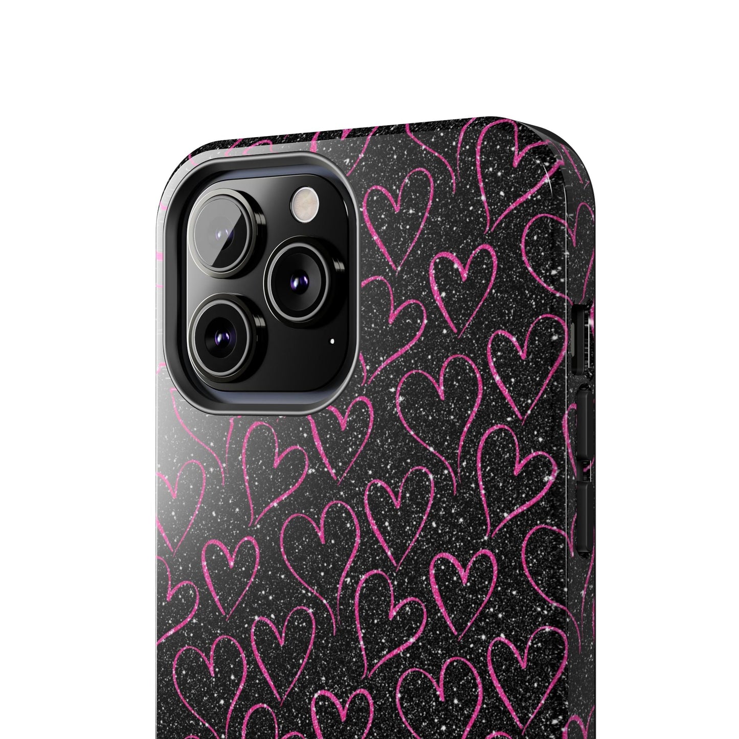 Sparkling Pink Hearts iPhone Case - BOGO Cases