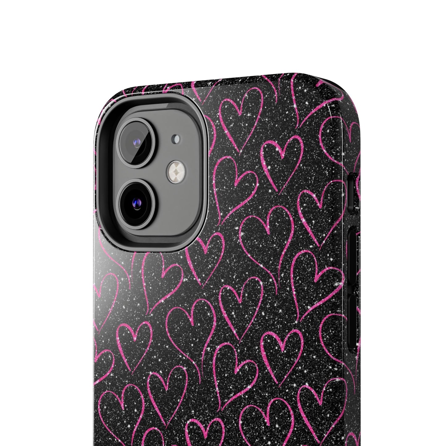 Sparkling Pink Hearts iPhone Case - BOGO Cases