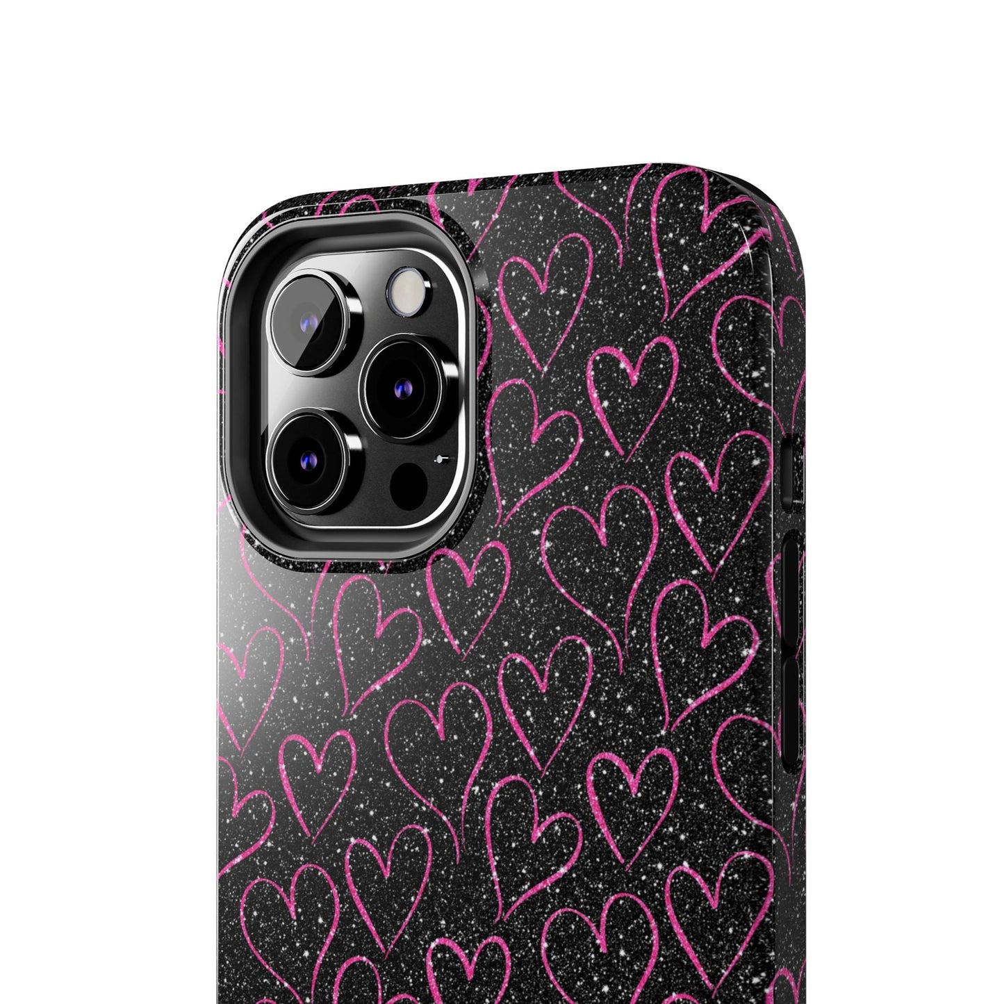 Sparkling Pink Hearts iPhone Case - BOGO Cases