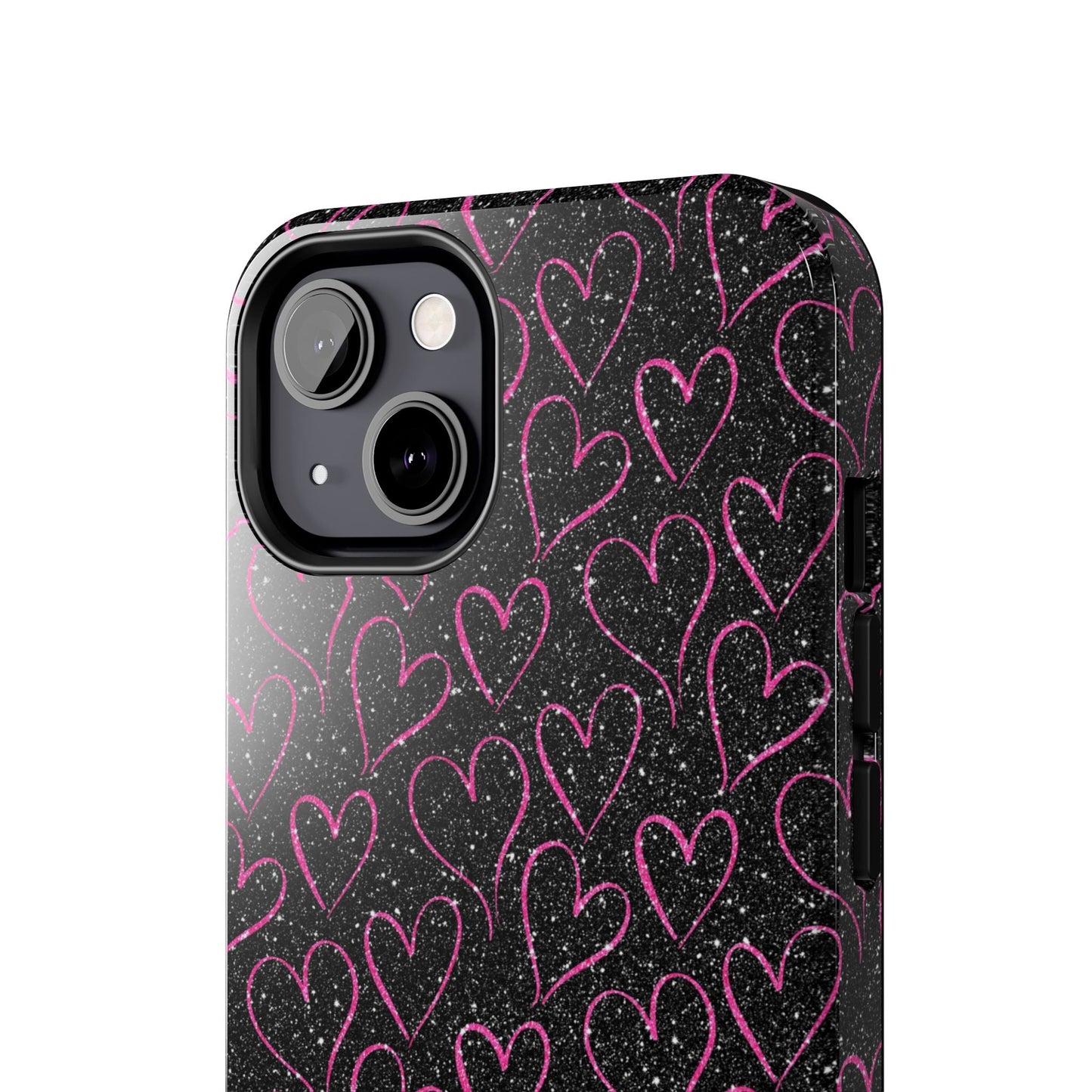 Sparkling Pink Hearts iPhone Case - BOGO Cases
