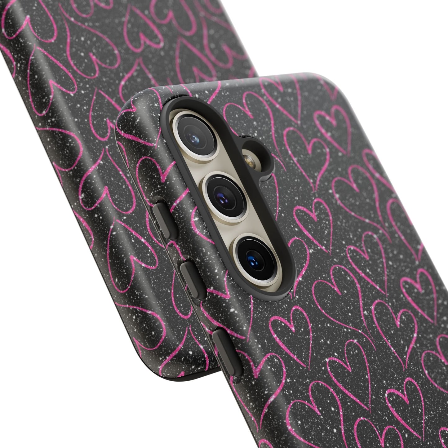 Sparkling Pink Hearts Samsung Galaxy Case - BOGO Cases