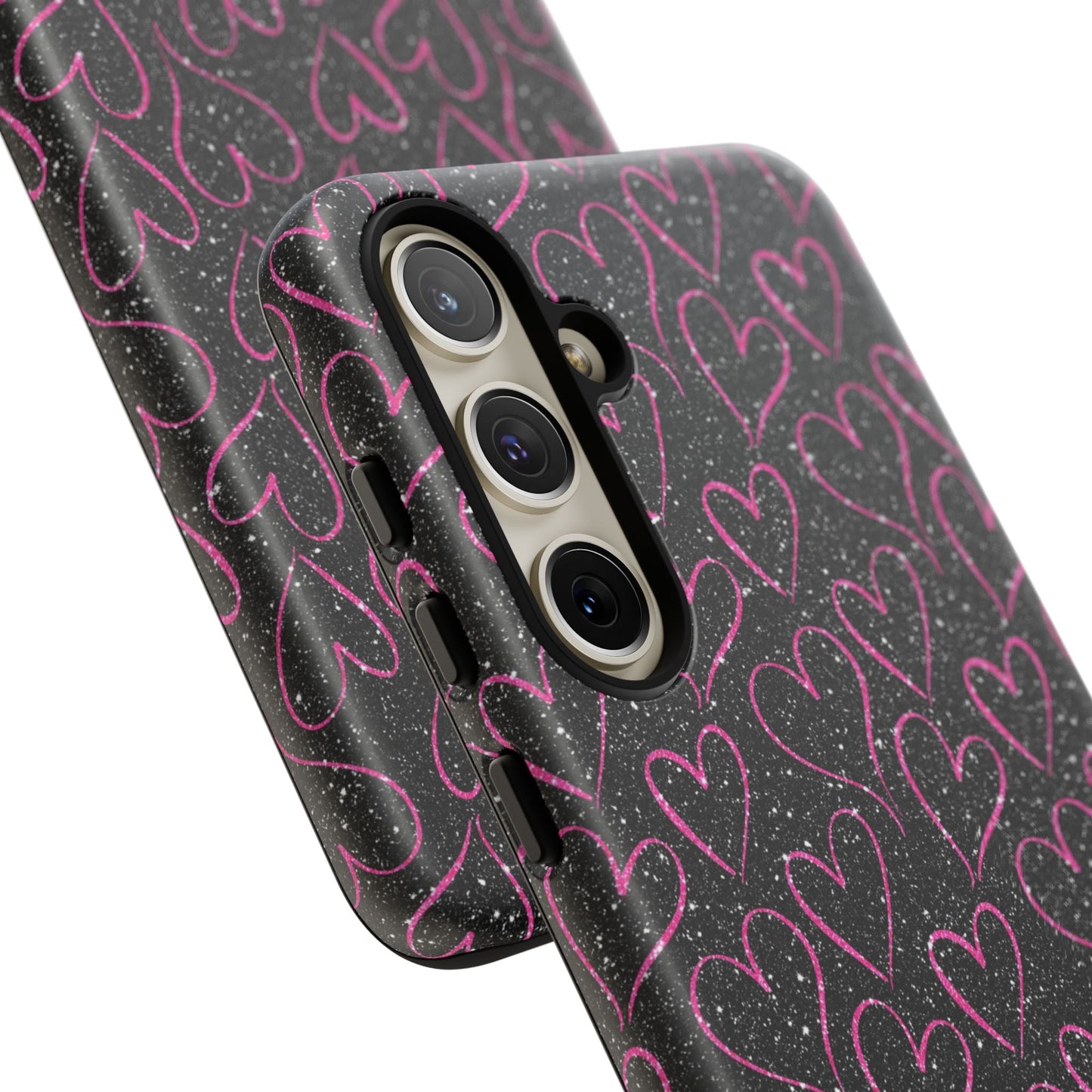 Sparkling Pink Hearts Samsung Galaxy Case - BOGO Cases