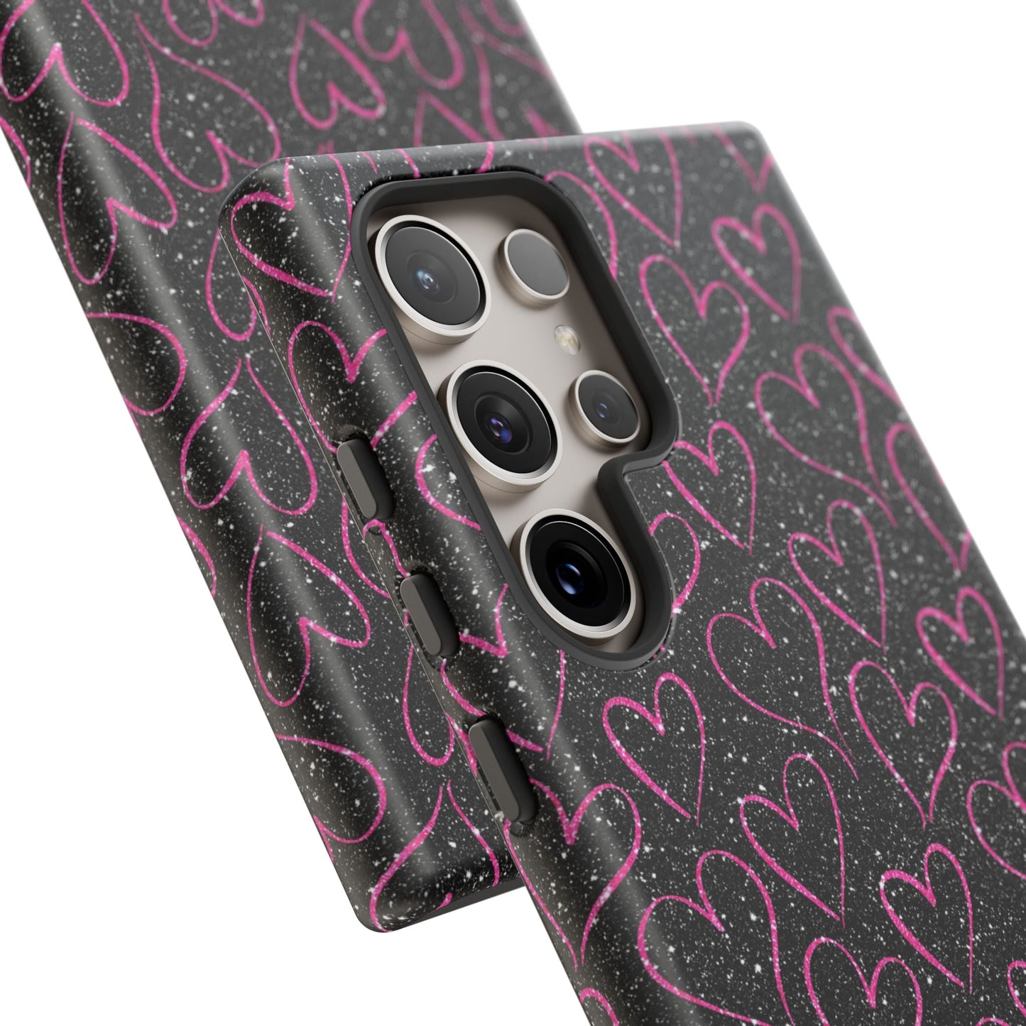 Sparkling Pink Hearts Samsung Galaxy Case - BOGO Cases
