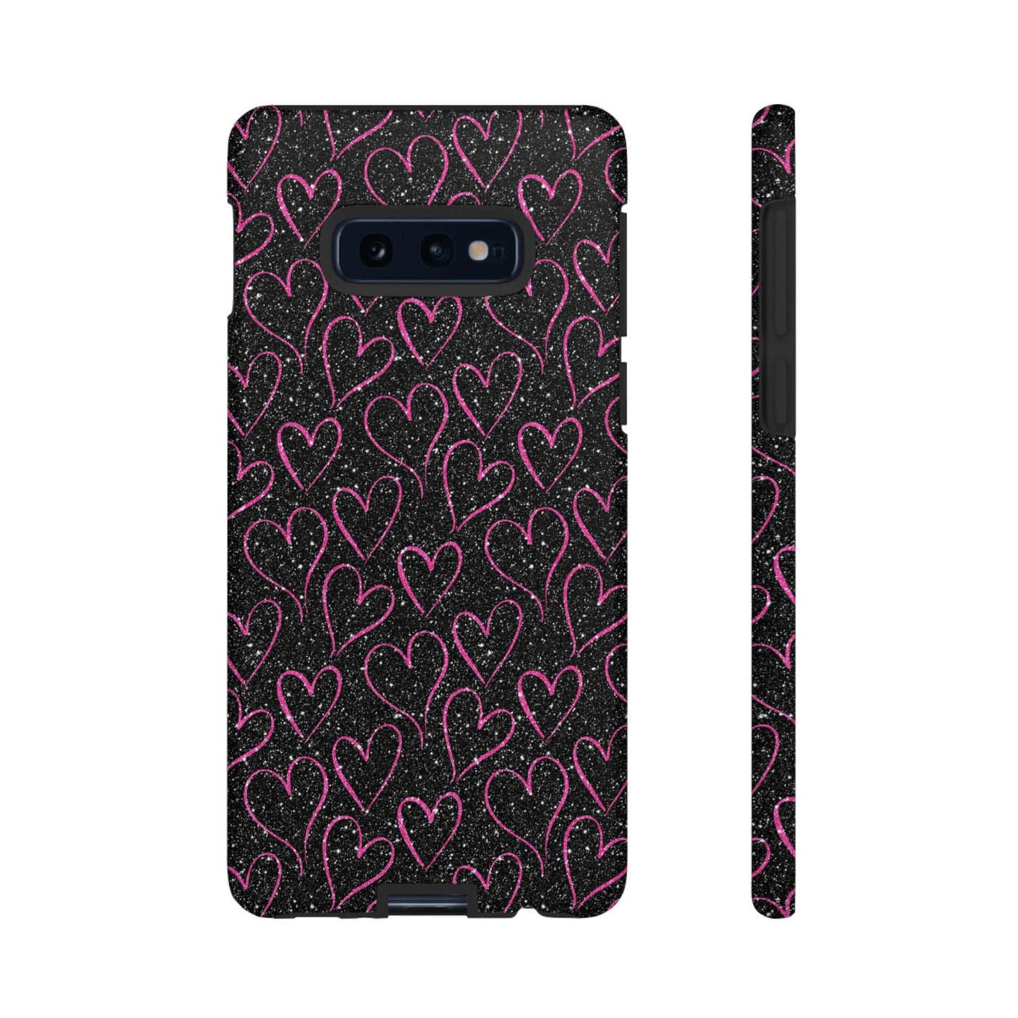 Sparkling Pink Hearts Samsung Galaxy Case - BOGO Cases