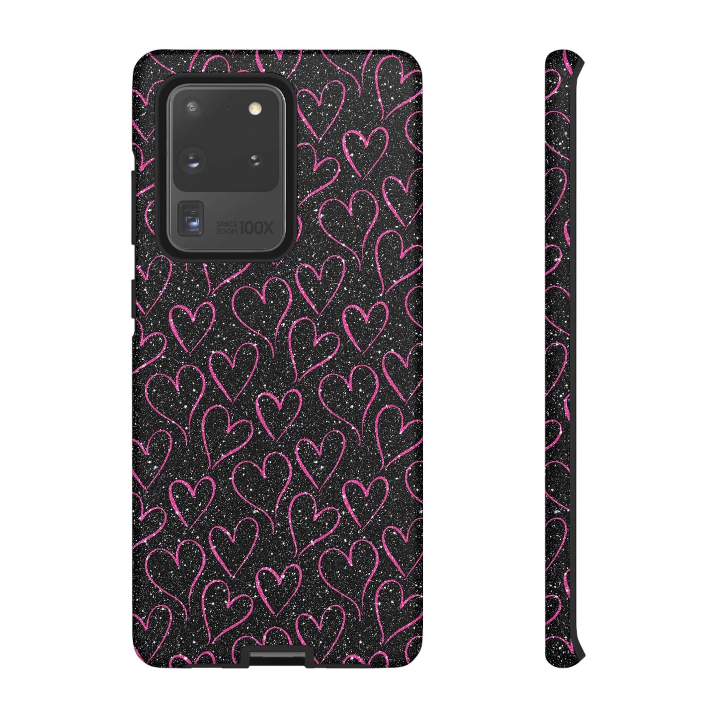 Sparkling Pink Hearts Samsung Galaxy Case - BOGO Cases