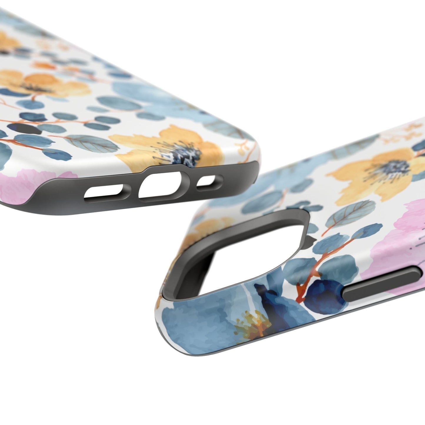 Spring Radiance – MagSafe Case with Vibrant Watercolor Floral Design - BOGO Cases