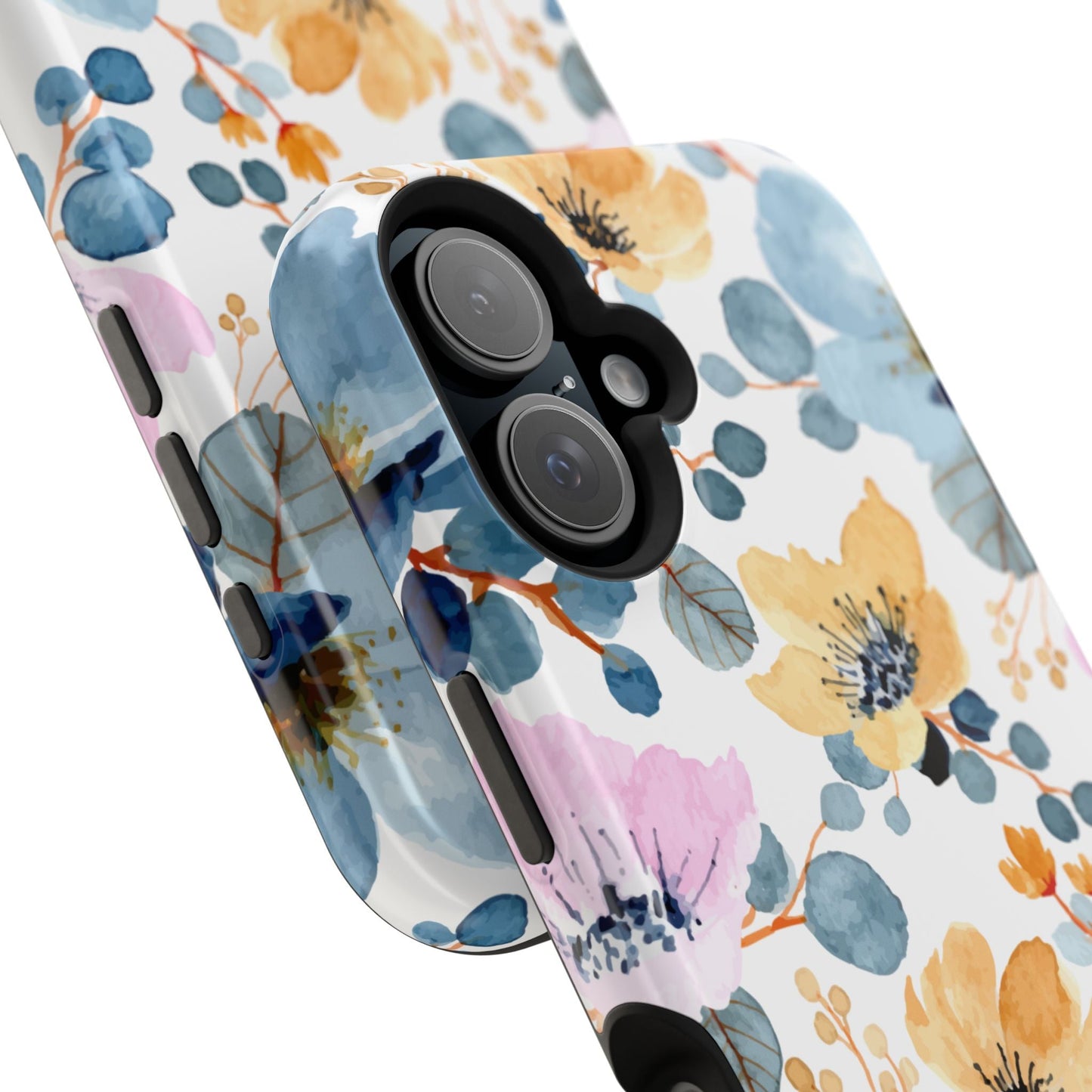 Spring Radiance – MagSafe Case with Vibrant Watercolor Floral Design - BOGO Cases
