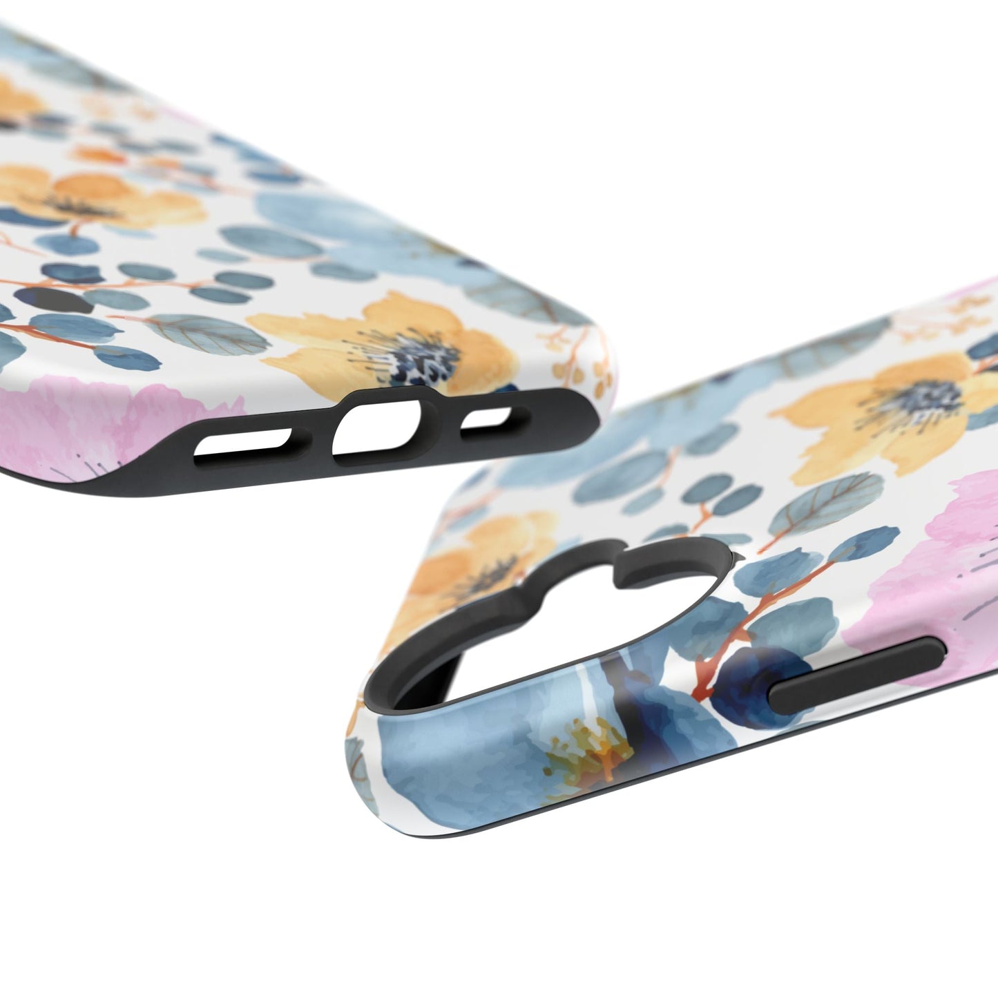 Spring Radiance – MagSafe Case with Vibrant Watercolor Floral Design - BOGO Cases
