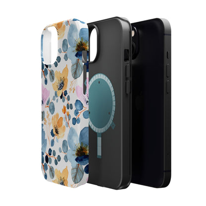 Spring Radiance – MagSafe Case with Vibrant Watercolor Floral Design - BOGO Cases