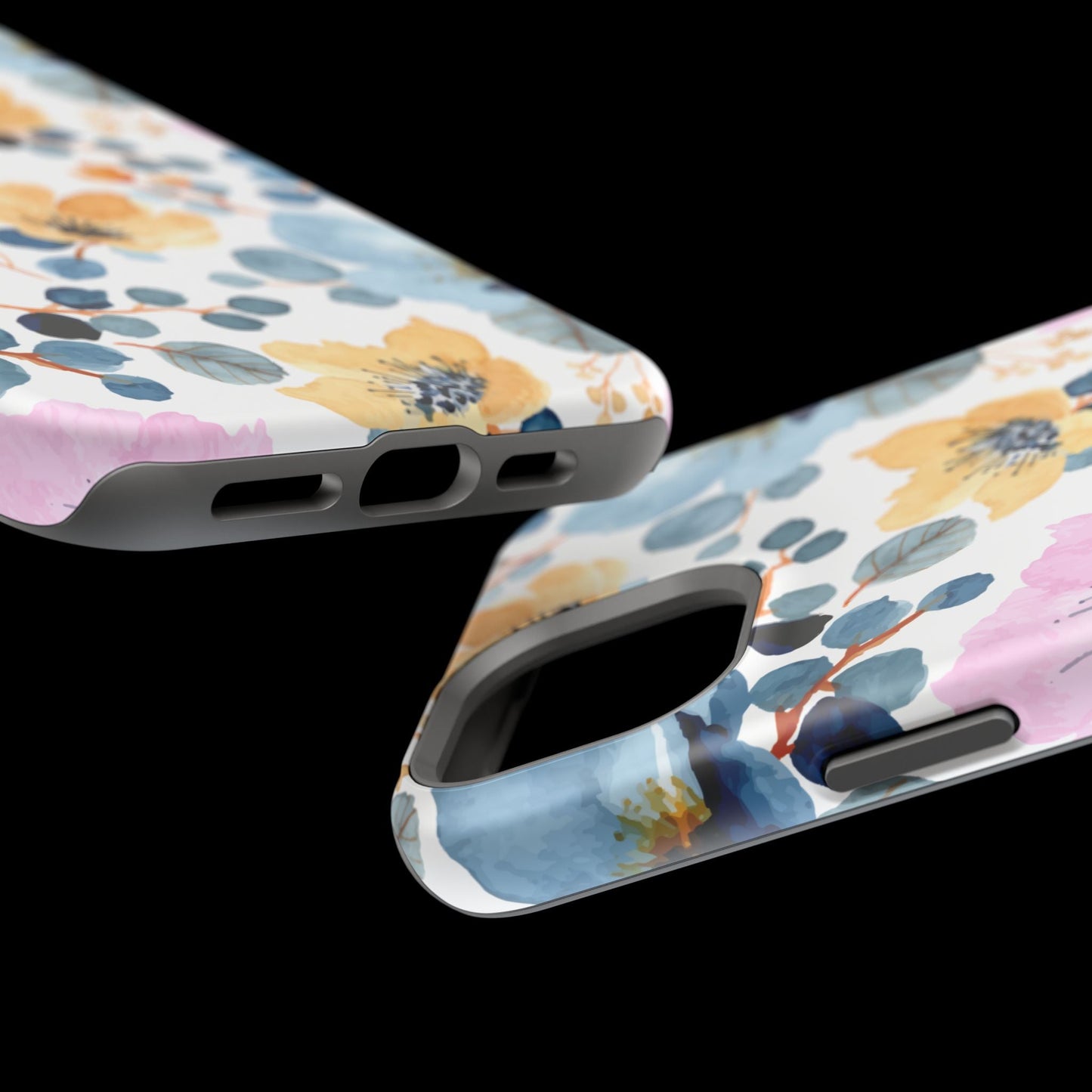 Spring Radiance – MagSafe Case with Vibrant Watercolor Floral Design - BOGO Cases