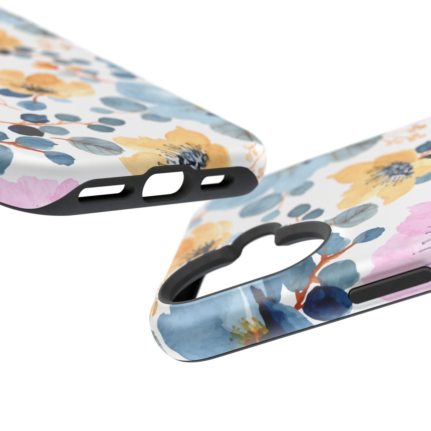 Spring Radiance – MagSafe Case with Vibrant Watercolor Floral Design - BOGO Cases