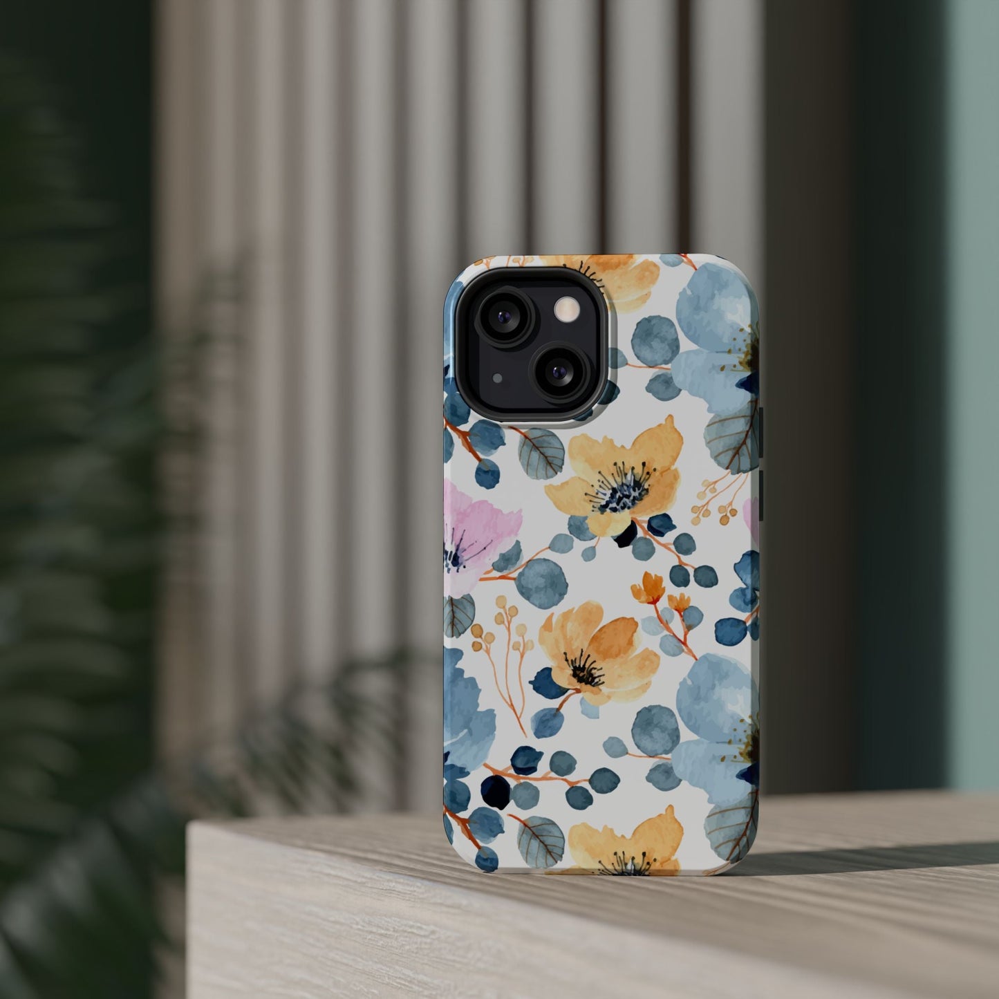 Spring Radiance – MagSafe Case with Vibrant Watercolor Floral Design - BOGO Cases