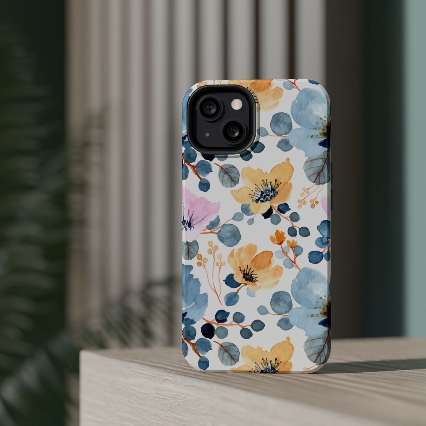 Spring Radiance – MagSafe Case with Vibrant Watercolor Floral Design - BOGO Cases