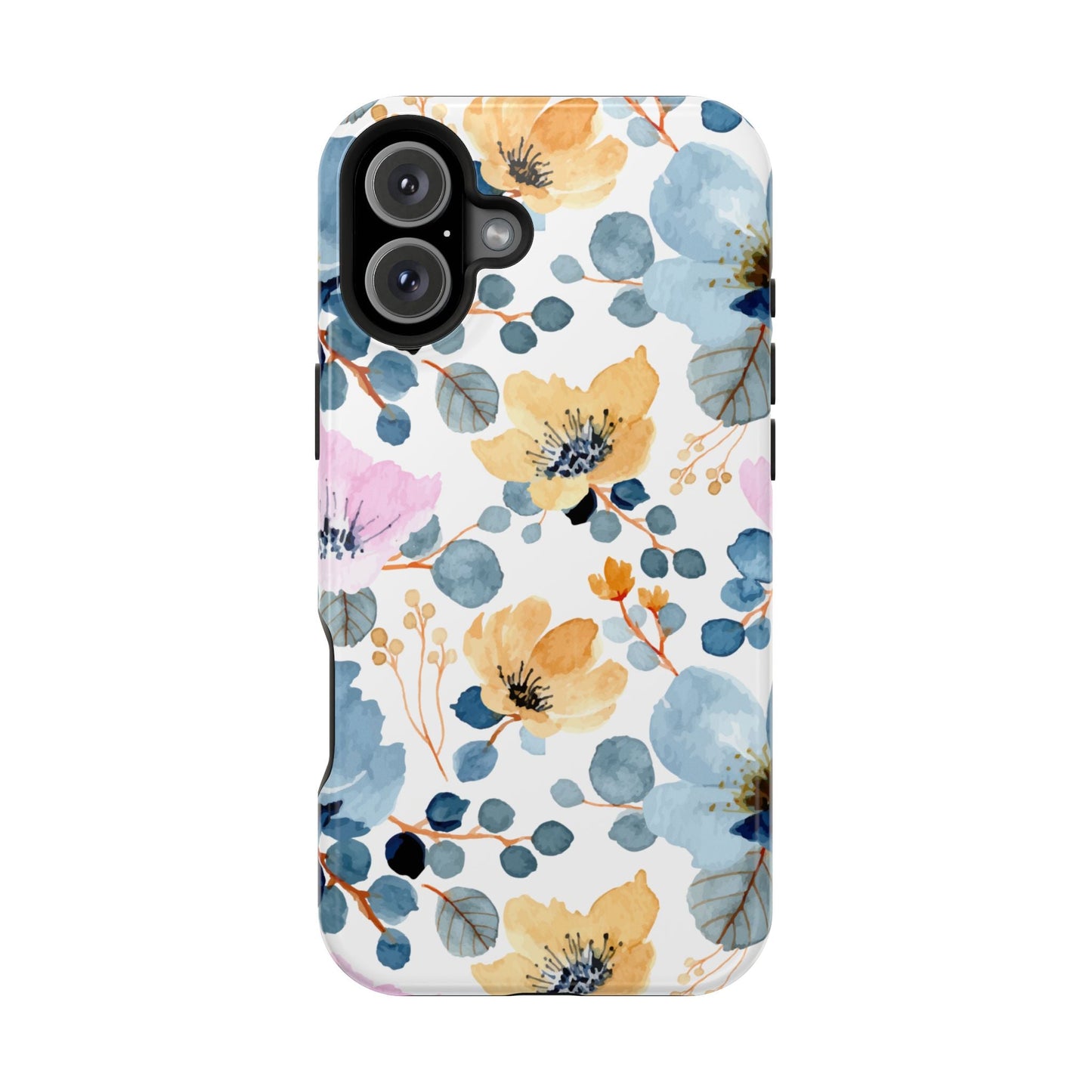 Spring Radiance – MagSafe Case with Vibrant Watercolor Floral Design - BOGO Cases