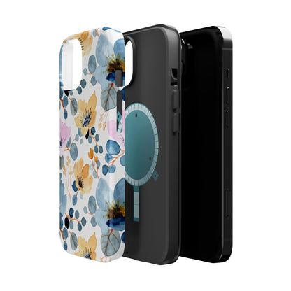 Spring Radiance – MagSafe Case with Vibrant Watercolor Floral Design - BOGO Cases