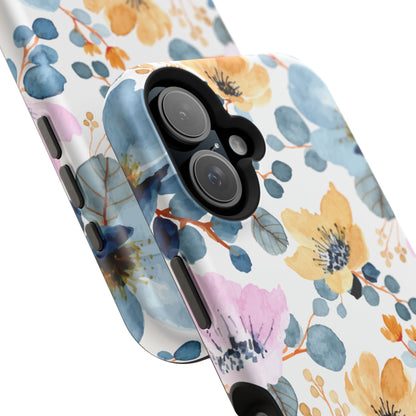 Spring Radiance – MagSafe Case with Vibrant Watercolor Floral Design - BOGO Cases