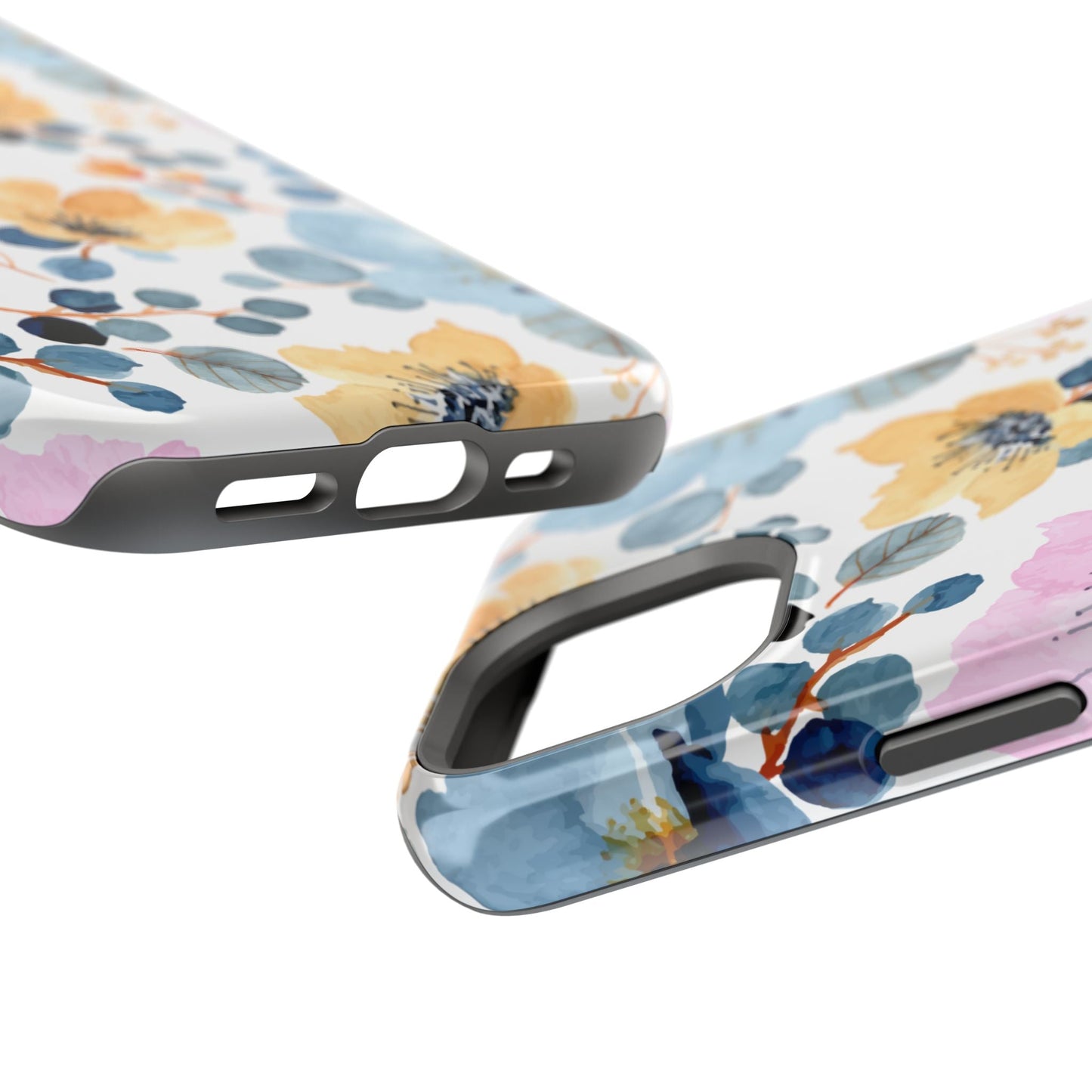 Spring Radiance – MagSafe Case with Vibrant Watercolor Floral Design - BOGO Cases