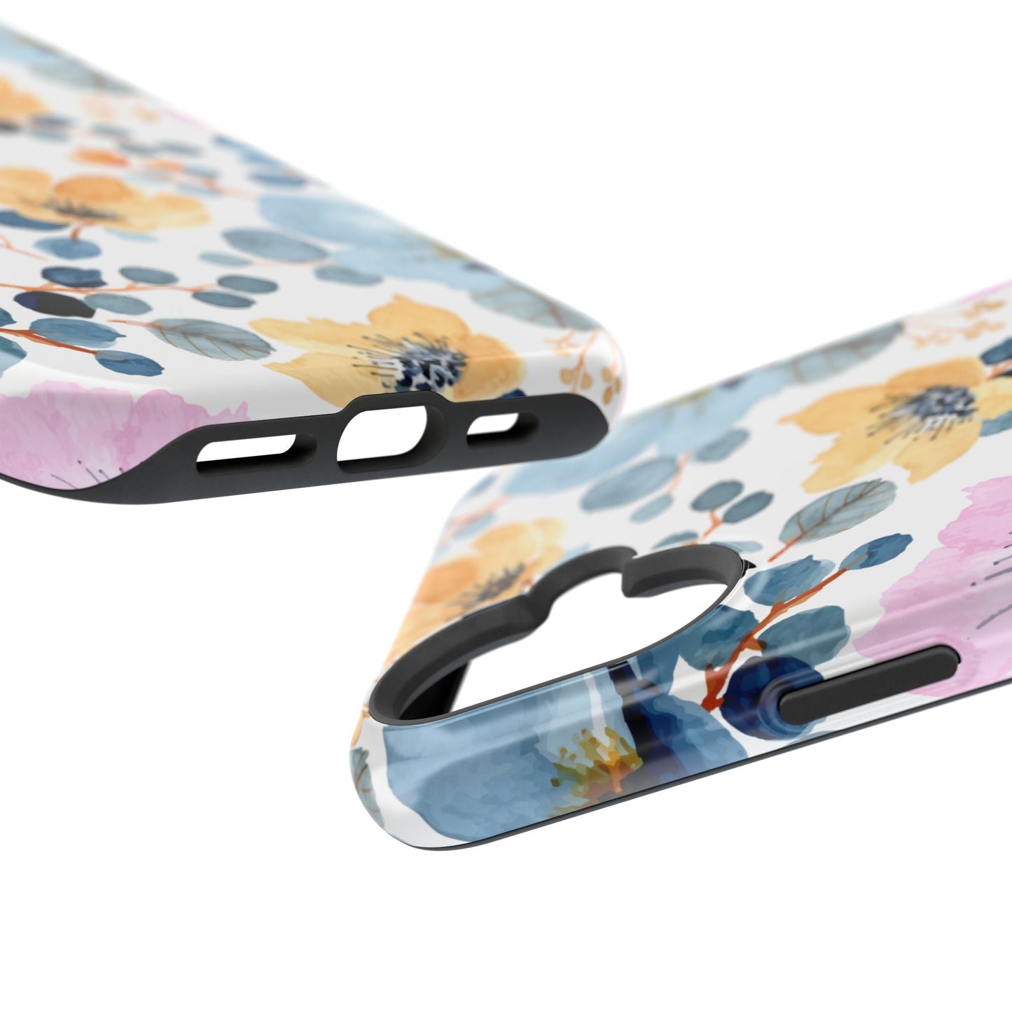 Spring Radiance – MagSafe Case with Vibrant Watercolor Floral Design - BOGO Cases