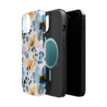 Spring Radiance – MagSafe Case with Vibrant Watercolor Floral Design - BOGO Cases