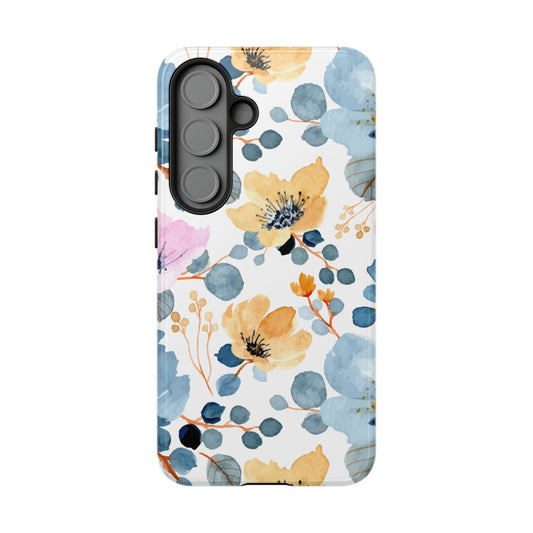 Spring Radiance – Samsung Galaxy Case with Bold Watercolor Florals - BOGO Cases