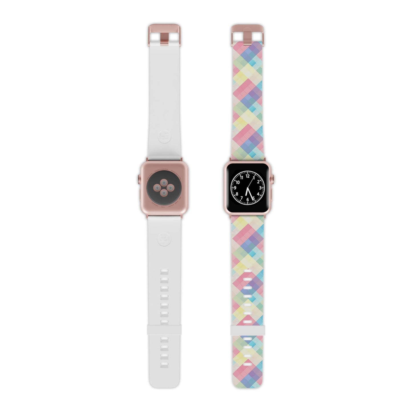 Spring Sonata Pastel Plaid Apple Watch Band - BOGO Cases