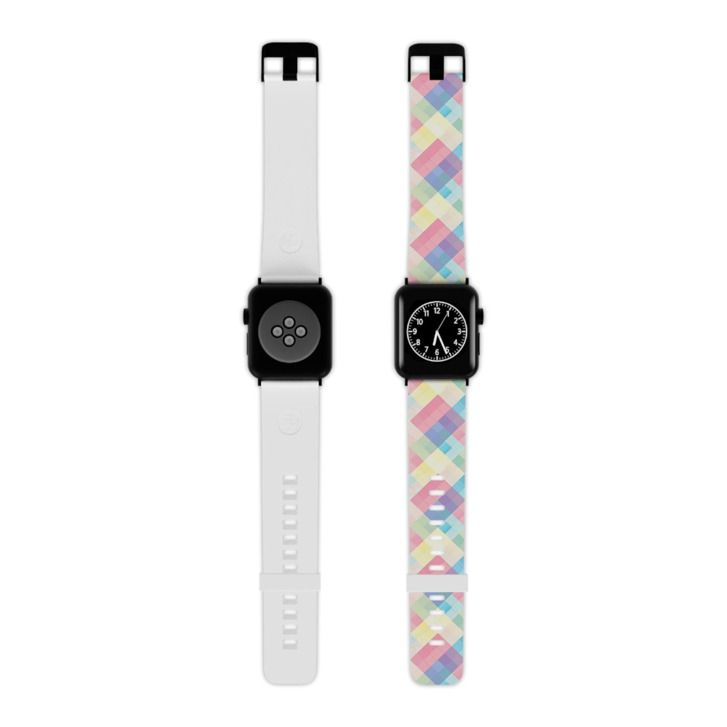 Spring Sonata Pastel Plaid Apple Watch Band - BOGO Cases